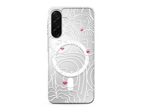 Futrola silikonska print MagSafe - Samsung A266 Galaxy A26 5G faces (MS).