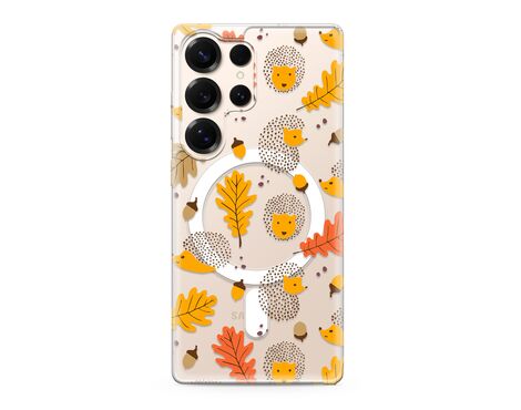 Futrola silikonska print MagSafe - Samsung S938 Galaxy S25 Ultra 5G leaves (MS).