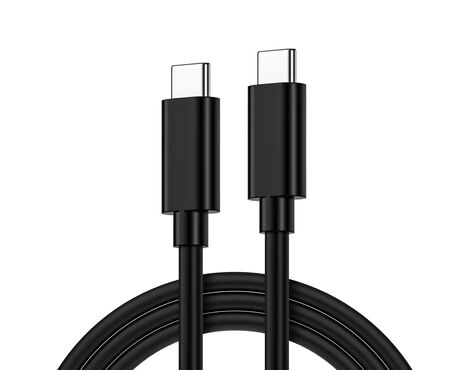 USB data kabl 60W 3A Type c na Type C 2m HQ crni (MS).