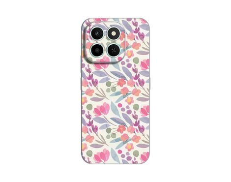 Silikonska futrola PRINT - Huawei Honor X6c Watercolor Flowers.