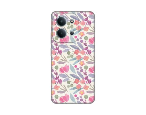 Silikonska futrola PRINT - Xiaomi Redmi 15C 4G Watercolor Flowers.