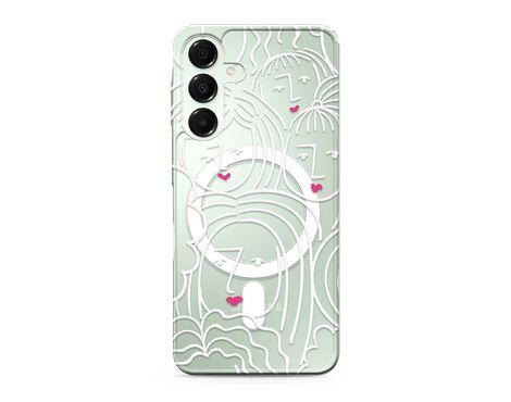 Futrola silikonska print MagSafe - Samsung A166 Galaxy A16 5G faces (MS).