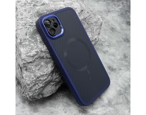 Futrola CARBON MagSafe - iPhone 11 (6.1) plava (small camera) (MS).