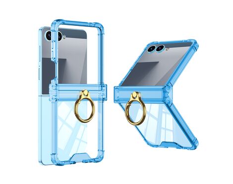 Futrola RING LINES - Samsung F751B Galaxy Z Flip 7 5G plava (GKK case) (MS).