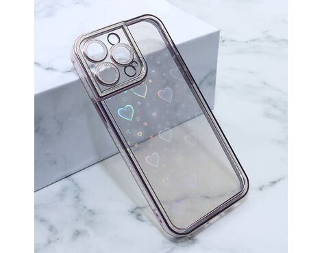 Futrola Heart IMD - iPhone 14 Pro Max (6.7) roze (MS).