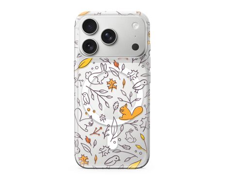Futrola silikonska print MagSafe - iPhone 17 Pro autumn (MS).