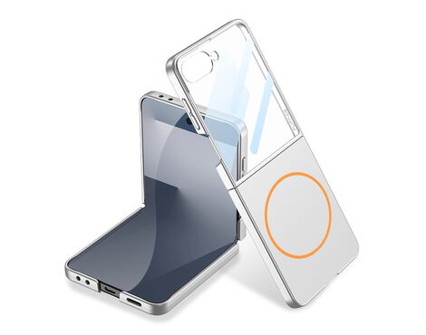Futrola SMOOTH MagSafe - Samsung F751B Galaxy Z Flip 7 5G srebrna (GKK case) (MS).