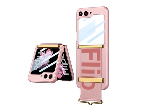 Futrola STRAP CASE - Samsung F741B/F761B Galaxy Z Flip 6 5G/Z Flip 7 FE 5G roze (GKK case) (MS).