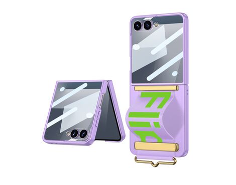 Futrola STRAP CASE - Samsung F751B Galaxy Z Flip 7 5G ljubicasta (GKK case) (MS).