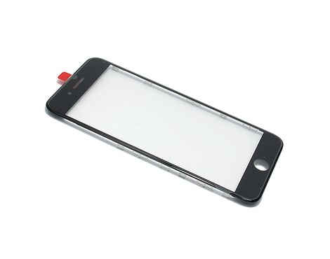 Staklo touchscreen-a - Iphone 7 PLUS sa frejmom + oca black (crni) (MS).