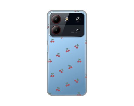 Silikonska futrola PRINT Skin - ZTE Blade A54 Little Cherry.