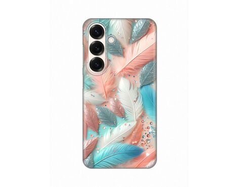 Silikonska futrola PRINT - Samsung S931 Galaxy S25 Pastel Feathers.