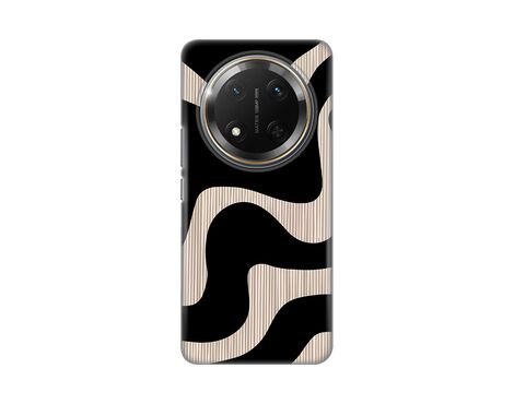 Silikonska futrola PRINT Skin - Huawei Honor Magic 7 lite black (crni) Flow.