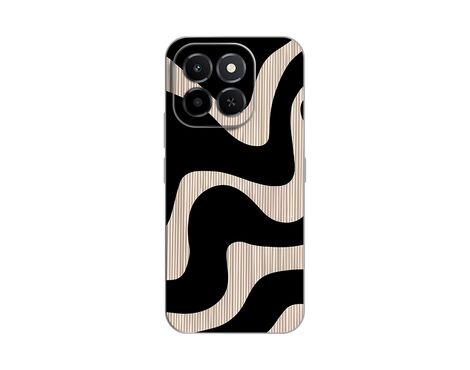 Silikonska futrola PRINT Skin - Huawei Honor X6c black (crni) Flow.