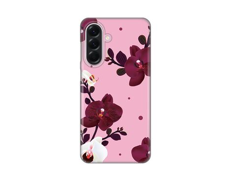 Silikonska futrola PRINT Skin - Samsung A566 Galaxy A56 5G Pink Orchid.
