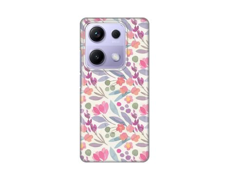 Silikonska futrola PRINT - Xiaomi Redmi Note 14s Watercolor Flowers.