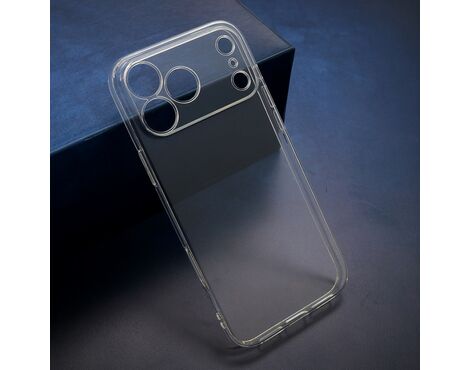 Silikonska futrola CLEAR - iPhone 17 Pro Max (6.9) providna (MS).