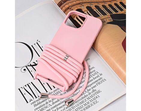 Futrola Crossbody - iPhone 16 Pro Max 6.9 roze.
