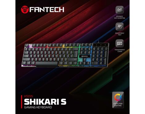 Tastatura Gaming Fantech K515S Shikari S crna.