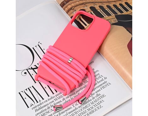 Futrola Crossbody - iPhone 16 Pro Max 6.9 pink.