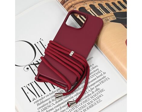 Futrola Crossbody - iPhone 16 Pro Max 6.9 bordo.