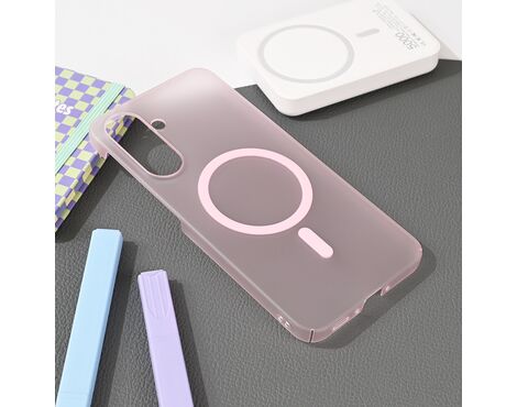 Futrola Magsafe mat PC - Samsung A366 Galaxy A36 5G roze.