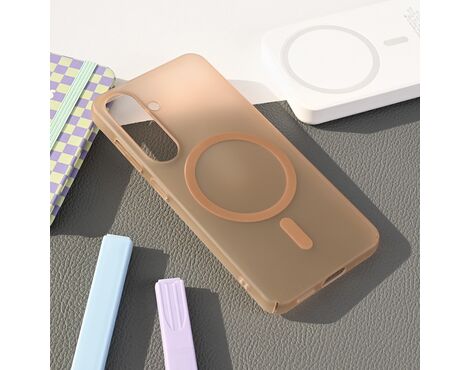 Futrola Magsafe mat PC - Samsung S931 Galaxy S25 braon.