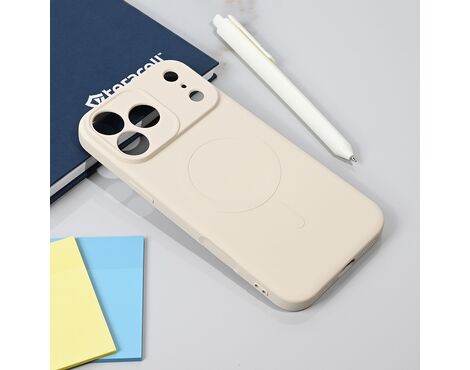 Silikonska futrola Teracell Giulietta Magsafe - iPhone 17 Pro Max 6.9 bela.