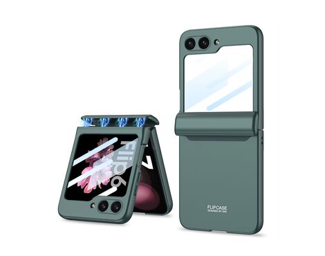 Futrola SMOOTH LINE - Samsung F741B/F761B Galaxy Z Flip 6 5G/Z Flip 7 FE 5G tamno zelena (GKK case) (MS).