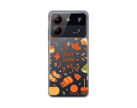 Silikonska futrola PRINT Skin - ZTE Blade A54 Autumn.