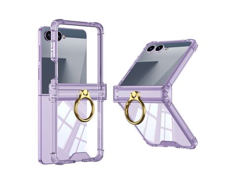 Futrola RING LINES II - Samsung F751B Galaxy Z Flip 7 5G ljubicasta (GKK case) (MS).