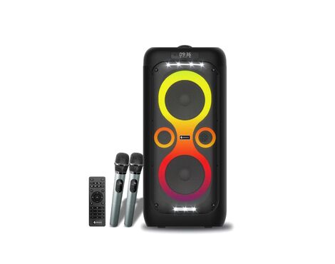 Zvucnik bluetooth BKK Shark-222 Sonic sa dva mikrofona crni (MS).