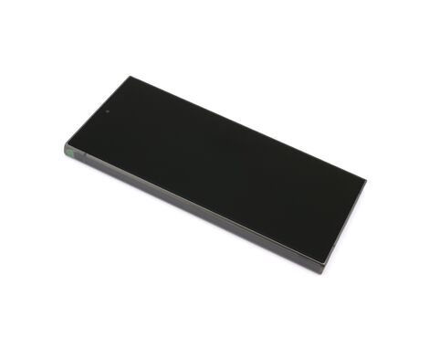 LCD displej (ekran) - Samsung S928 Galaxy S24 Ultra 5G + Touch screen + frame FULL ORG EU Titanium black (crni) (GH82-33396B/33386B) (MS).