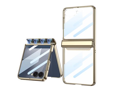Futrola LINES II - Samsung F751B Galaxy Z Flip 7 5G zlatna (GKK case) (MS).