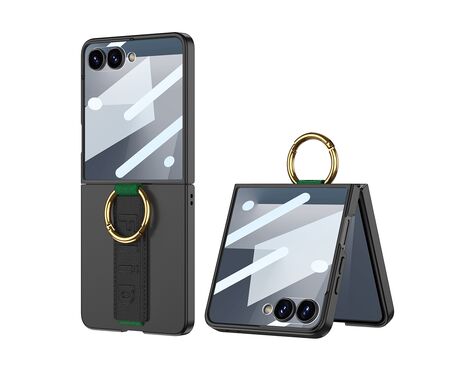 Futrola STRAP RING CASE - Samsung F751B Galaxy Z Flip 7 5G crna (GKK case) (MS).