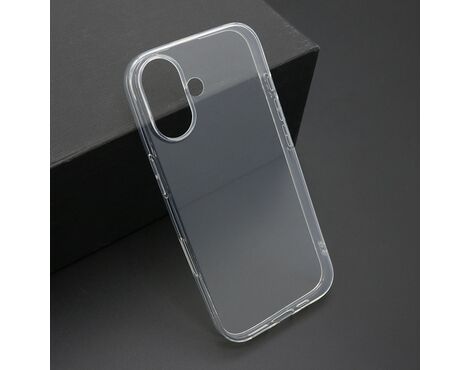 Silikonska futrola ultra tanka (skin) PROTECT - iPhone 17 providna (bela) (MS).