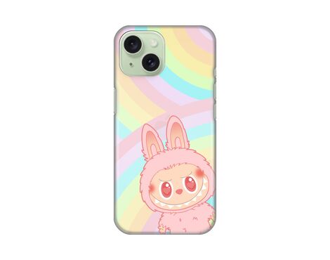 Silikonska futrola PRINT Skin - iPhone 15 La Bubu Rainbow.