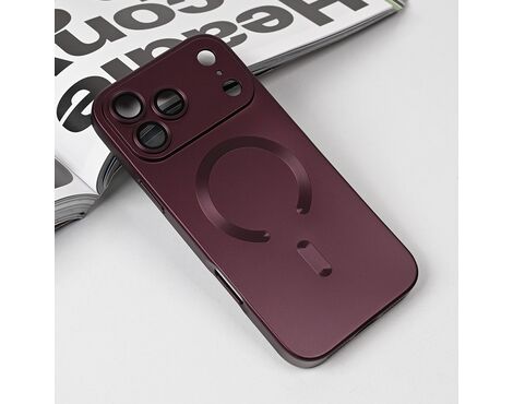Futrola Magsafe Chrome - iPhone 17 Pro Max 6.9 bordo.