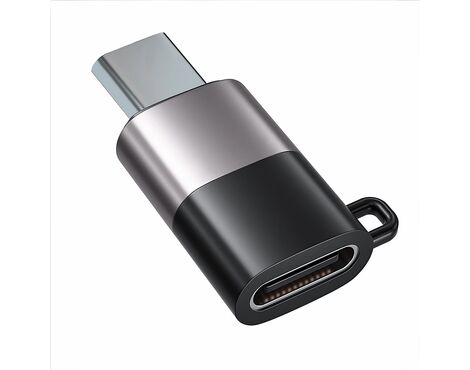 Adapter Type C na Lightning OTG EL sivi.