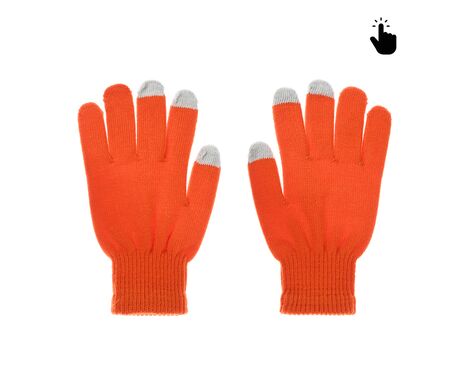 Rukavice - touch screen RY M (22cm) narandzaste.