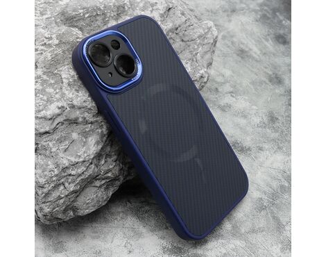 Futrola CARBON MagSafe - iPhone 15 plava (small camera) (MS).