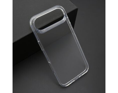 Futrola COLOR frame za iPhone 17 Air srebrna (providna) (MS).