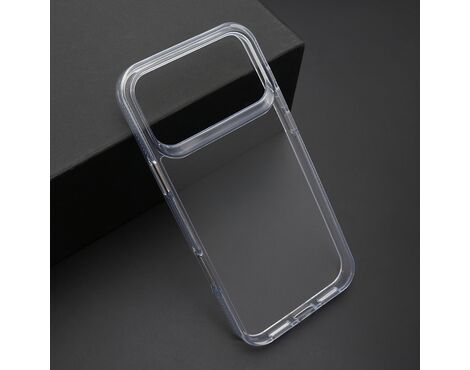 Futrola COLOR frame za iPhone 17 Pro Max (6.9) srebrna (providna) (MS).