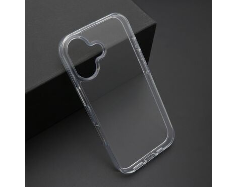 Futrola COLOR frame za iPhone 17 srebrna (providna) (MS).