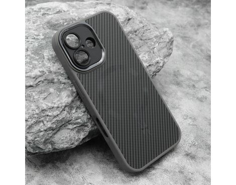 Futrola CARBON MagSafe - iphone 16 (6.1) siva (small camera) (MS).
