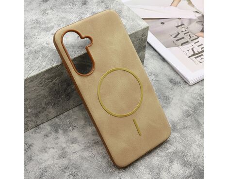 Futrola LUX SKIN MagSafe - Samsung A566 Galaxy A56 5G krem (MS).