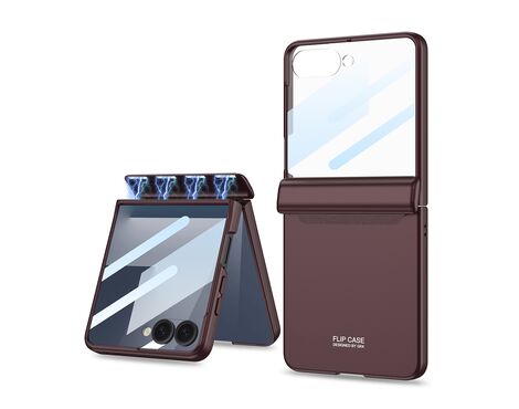 Futrola SMOOTH LINE - Samsung F751B Galaxy Z Flip 7 5G bordo (GKK case) (MS).