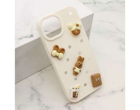 Futrola TOY - iPhone 15 bela (MS).