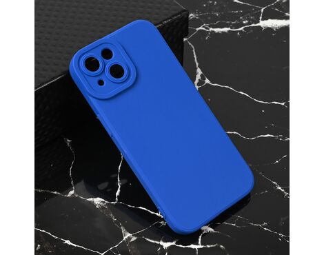 Silikonska futrola Teracell Giulietta - iPhone 15 mat plava.