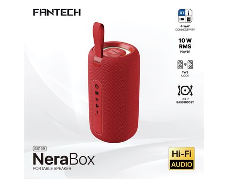 Bluetooth zvucnik Fantech BS159 NeraBox crveni.